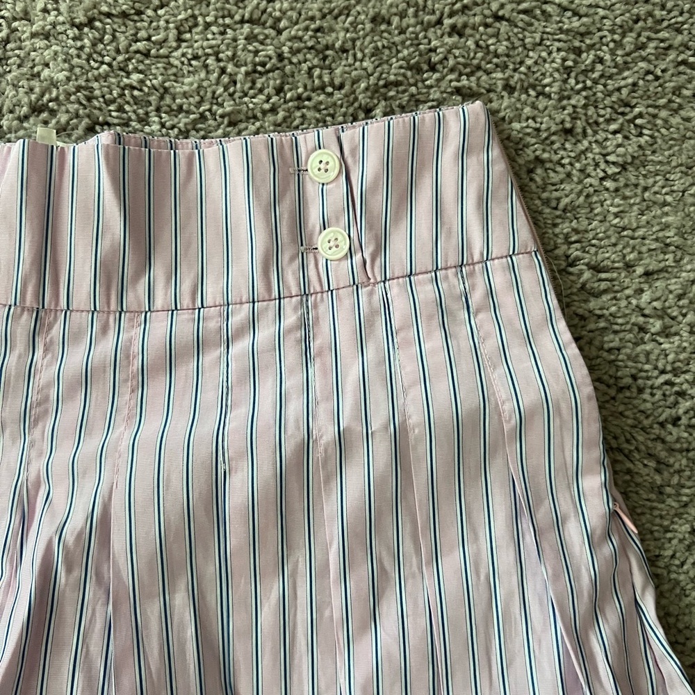 NWT Free People NIA Pink Stripe Skort Medium / Large - Picture 4 of 10